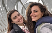 Giovanna Andrade con su hija Rosita.