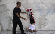 Sesión. Juan José Guilarte asistió a una sesión de entrenamiento de Kung Fu en La Habana el 21 de abril.