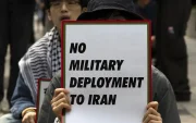 Protestas en Corea del Sur por la guerra en Irán.