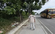 El hallazgo ocurrió cerca de las 05:30 de hoy, 2 de mayo, tras la alerta de un ciudadano que transitaba por la vía.