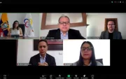 De modo virtual se reunieron los vocales de la Judicatura, no estuvo presente Damián Larco.