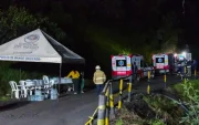 Fotografía cedida por la Agencia Nacional de Minería que muestra las labores de rescate en la mina La Ciscuda, en Sutatausa (Colombia).