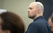 El asesino , en la audiencia de juzgamiento.
