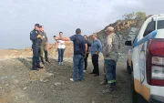 Personal del Municipio de Daule clausuró una cantera en La Aurora.