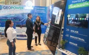 Uno de los stand de la feria ExpoSun.