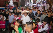 El candidato presidencial peruano del partido izquierdista Juntos por el Perú, Roberto Sánchez