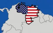 Donald Trump posteó una imagen de Venezuela con la bandera de Estados Unidos.