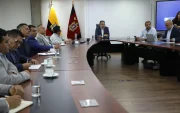 Pabel Muñoz se reunió con transportistas este 13 de mayo de 2026.