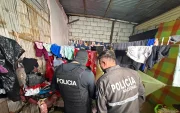 La Policía Nacional participó del operativo de seguridad.