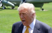 El presidente de Estados Unidos, Donald Trump, previo a su viaje a China.