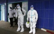 Imagen de los controles sanitarios en Costa de Marfil, uno de los países africanos afecados por el ébola.