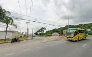 En este sector de la avenida León Febres Cordero fue asesinado el ciudadano.