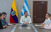 Las autoridades se reunieron ante la situación de la vía a Salitre.