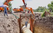 La obra del Quinto Acueducto tiene un 40% de avance, según el Municipio.