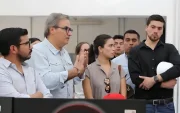 De izquierda a derecha: Rafael Quintero exviceministro de Electricidad, exministro de Energía Antonio Gonçalves, exasesora Doménica López Arboleda, y el exasesor Peter Dreher.