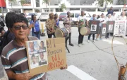 Protesta en Guayaquil por el caso de Los Niños de Las Malvinas.