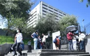 La fachada del Hospital Eugenio Espejo de Quito.