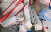 Medicamentos incautados por la ARCSA.