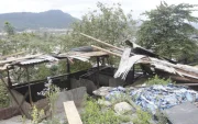 En la cisterna de esta casa fueron abandonados los cuerpos de los cuatro comerciantes asesinados, incluida la dueña de un negocio en la ciudadela Martha de Roldós.