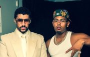 Bad Bunny y Mike Towers en Madrid.