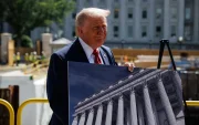 El presidente de EE.UU., Donald Trump, en una de sus recientes apariciones públicas.
