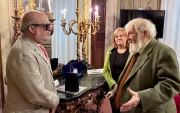 El presidente de la CBEI en su visita a la Cámara de Comercio de Génova, Italia.