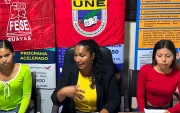 Gabriela Menéndez, presidenta de la UNE Guayas, cuestionó el acuerdo ministerial que dispone actividades escolares los sábados
