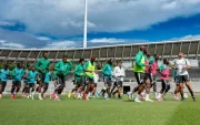 La selección de Costa de Marfil realizó una sesión de entrenamiento previa a su amistoso ante Francia.