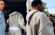 Gonzalo Plata llega en Uber al hotel de concentración de Ecuador en Nueva Jersey y se vuelve viral en la previa del Mundial 2026.