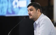 Referencial. Aquiles Álvarez en una intervención pública anterior, mientras se desarrolla el proceso de remoción en su contra.