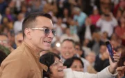 El presidente de la República, Daniel Noboa, participó este viernes en el acto de pago anticipado de compensaciones jubilares.