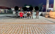 Policía incautó 1,5 toneladas de cocaína en Samborondón y detuvo a dos sospechosos.