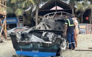 Pescadores lamentaron la pérdida de sus lanchas y embarcaciones, que dejan miles de dólares en pérdidas y el drama de no tener sustento.