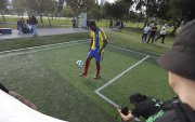 Agustín 'El Tin' Delgado anotó goles en los dos mundiales que jugó.