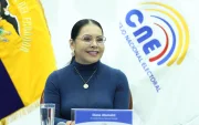 Diana Atamaint es la presidenta del Consejo Nacional Electoral.
