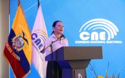 Diana Atamaint ha sido presidenta del CNE desde 2018, cuando se posesionó el actual Pleno.