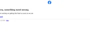Mensaje de 'error' que salta al visitar el portal instagram.com este 12 de junio de 2026.