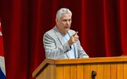 Fotografía de archivo del presidente de Cuba, Miguel Díaz-Canel, en La Habana.