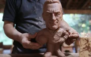 Imagen de Gustavo Alfaro, homenajeado de esa forma en Paraguay.