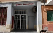 Una iglesia evangélica en el barrio valenciano de Nazaret.