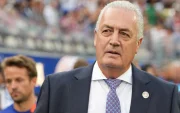 Gustavo Alfaro, técnico de Paraguay, en el partido con EE. UU.