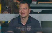 El presidente Daniel Noboa asistió al debut de Ecuador.