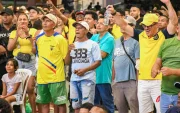 En Las Palmas, esmeraldeños vivieron la fiesta del fútbol por el debut de Ecuador en el Mundial 2026.