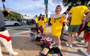 La economía de los ecuatorianos en Filadelfia se dinamizó por el partido contra Costa de Marfil.