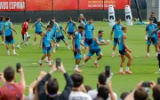 Entrenamiento de España en el Mundial 2026 tras empatar con Cabo Verde.
