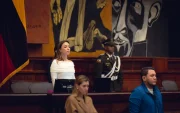 Mishel Mancheno presidió la sesión del CAL en la que se calificaron seis proyectos de ley para su trámite en comisiones legislativas.