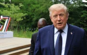 El presidente Donald Trump en la cumbre del G7, este 16 de junio.