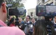 El asambleísta Xavier Ordóñez acudió este 17 de junio a la Fiscalía para presentar un acto urgente.