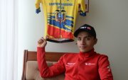 El ciclista Kevin Navas se quedó con el título nacional de ruta, superando a ciclistas más experimentados como Jhonatan Narváez, Jonathan Caicedo y Byron Guamá, entre otros