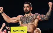 Ilia Topuria durante el pesaje previo al evento de la UFC Casa Blanca.